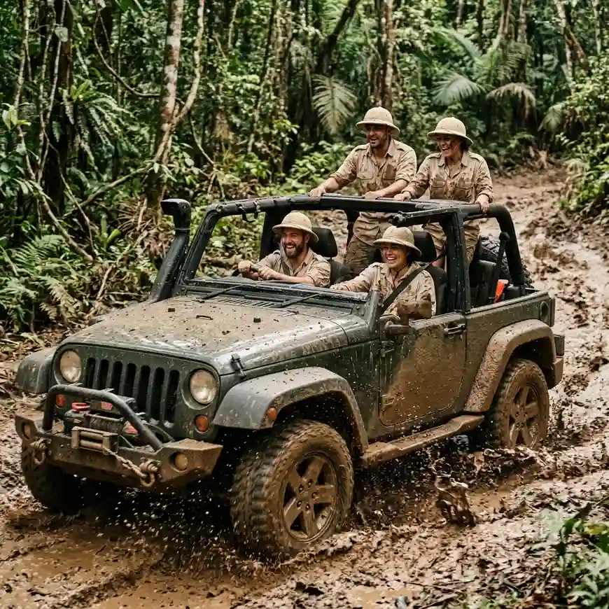 Foto Bersama Peserta Offroad Jeep
